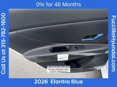 2026 Hyundai ELANTRA HYBRID Blue