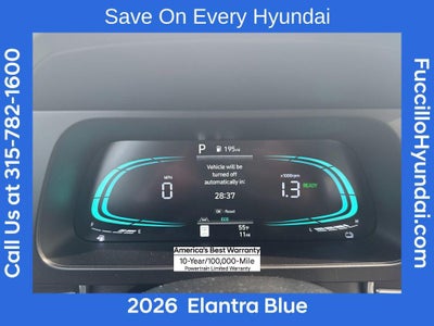 2026 Hyundai ELANTRA HYBRID Blue