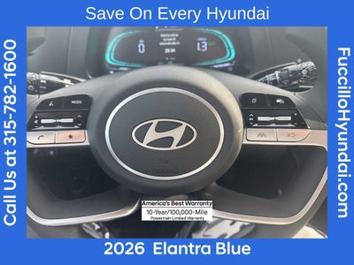 2026 Hyundai ELANTRA HYBRID Blue