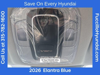 2026 Hyundai ELANTRA HYBRID Blue