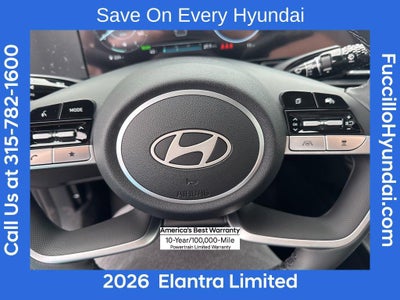 2026 Hyundai ELANTRA HYBRID Limited