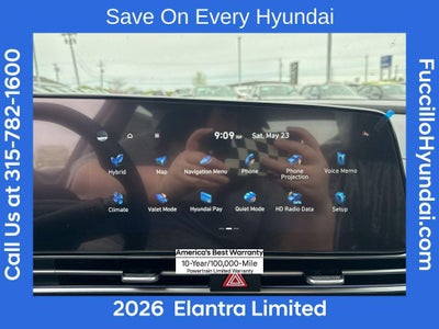 2026 Hyundai ELANTRA HYBRID Limited