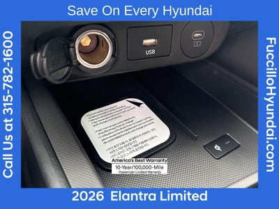 2026 Hyundai ELANTRA HYBRID Limited