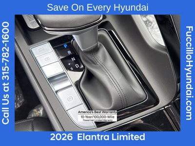 2026 Hyundai ELANTRA HYBRID Limited