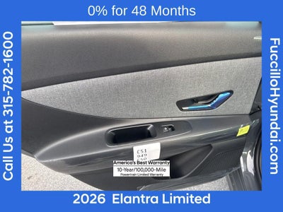 2026 Hyundai ELANTRA Limited
