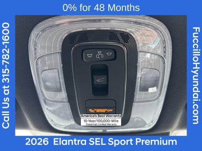 2026 Hyundai ELANTRA SEL Sport Premium