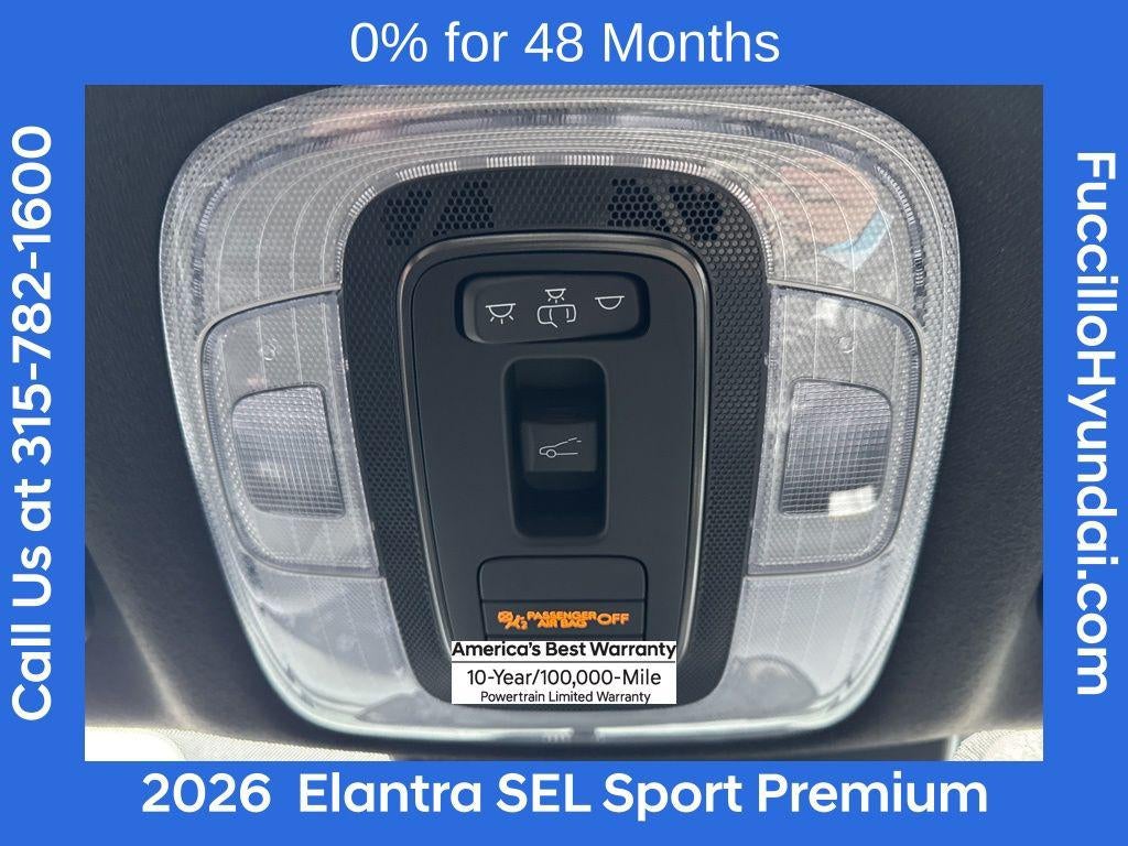 2026 Hyundai ELANTRA SEL Sport Premium