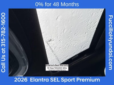 2026 Hyundai ELANTRA SEL Sport Premium