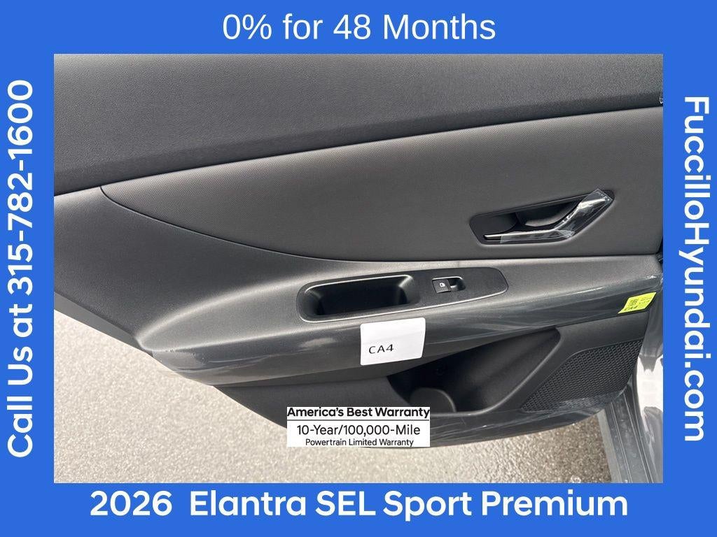 2026 Hyundai ELANTRA SEL Sport Premium